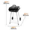 17.5" Charcoal Grill, with Wheels