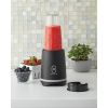 Black Single-Serve Blender with 1 Travel Lid, 16 oz, New